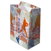 BASEBALL MITTLERE GESCHENKTÜTE (Rückseite Schrägansicht)