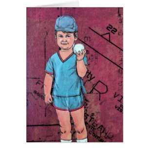 Baseball-Mixed-Medien