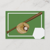 Baseball - mollig visitenkarte (Rückseite)