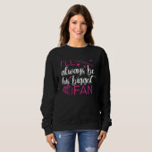 Baseball Mom Baseball Player Baseball Mother 8 Sweatshirt (Vorne ganz)