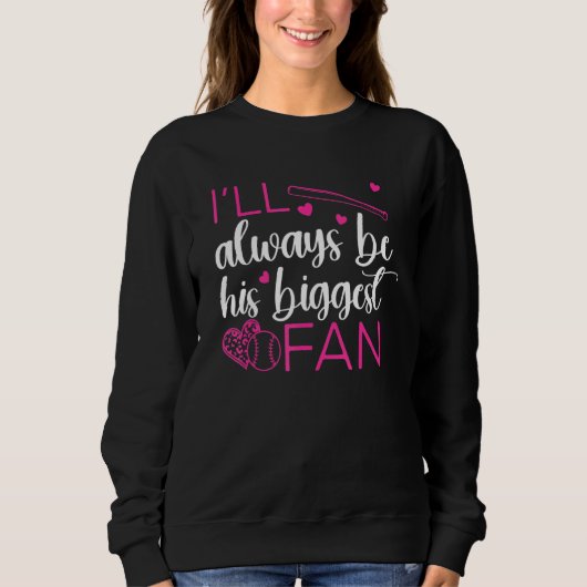 Baseball Mom Baseball Player Baseball Mother 8 Sweatshirt (Vorderseite)