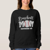 Baseball Mom Fun Gift for Mom Sweatshirt (Vorderseite)