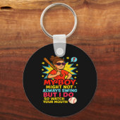 Baseball Mom Funny Quote For Mother's Day Gift Schlüsselanhänger (Vorderseite)