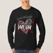 Baseball Mom Sport Cute Mother Grandma Family Mat T-Shirt (Vorderseite)
