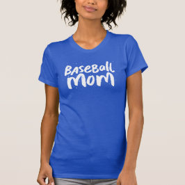Baseball Mom trendy cooler Text T-Shirt