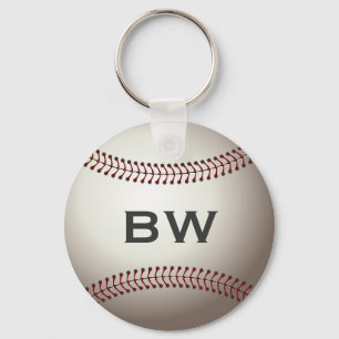 Baseball-Monogramm Schlüsselanhänger