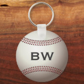Baseball Monogramm Schlüsselanhänger (Vorderseite)