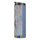 Baseball Monogramm Thermosbecher (Nach rechts gedreht)