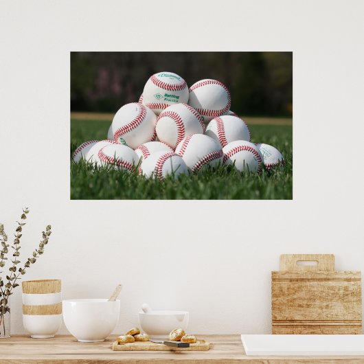Baseball Mound Poster (Küche)