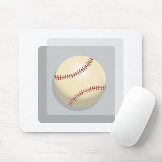 Baseball Mousepad (Mit Mouse)