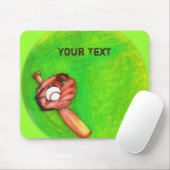 Baseball Mousepad (Mit Mouse)