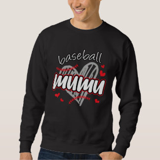 Baseball MuMu Sport Cute Mother Grandma Family Sweatshirt