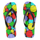 Baseball-Muster Badesandalen (Fußbett)