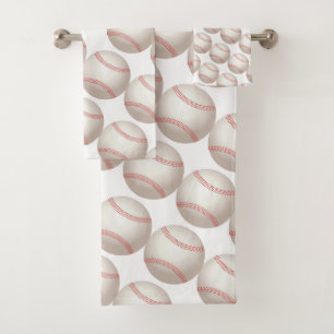 Baseball-Muster-Badezimmer-Tuch-Set Badhandtuch Set