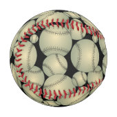 Baseball-Muster Baseball (Vorderseite Links)