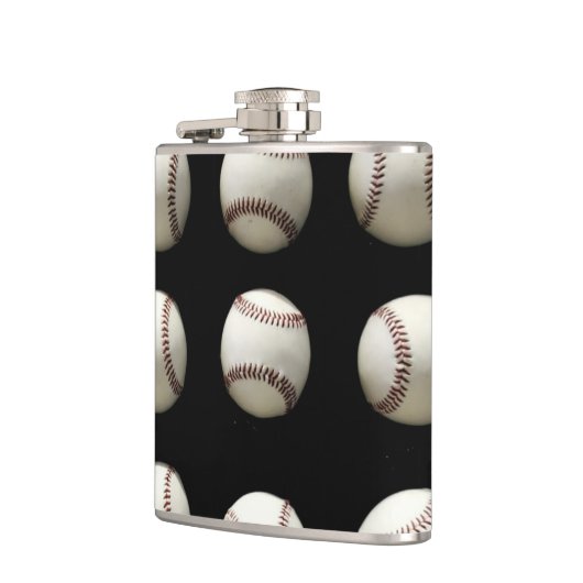 Baseball-Muster Flachmann (Links)