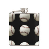 Baseball-Muster Flachmann (Vorderseite)