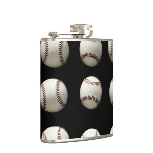 Baseball-Muster Flachmann (Rechts)