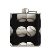 Baseball-Muster Flachmann (Rückseite)