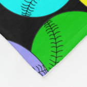 Baseball Muster Fleece Blanket (Ecke)