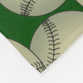 Baseball Muster Fleece Blanket (Ecke)