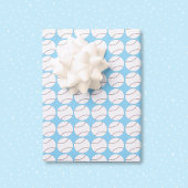 Baseball-Muster-Geschenkpapier-Flat Sheet-Set Geschenkpapier Set
