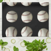 Baseball-Muster Geschirrtuch (Gefaltet)