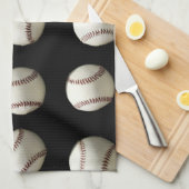 Baseball-Muster Geschirrtuch (Viertel Falte)