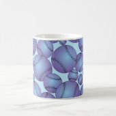 Baseball-Muster Kaffeetasse (Mittel)