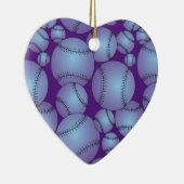 Baseball Muster Keramik Ornament (Rechts)