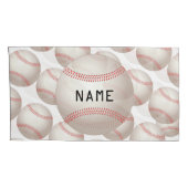 Baseball-Muster-Kissenbezüge Kissenbezug (Rückseite-Rechts)