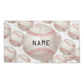 Baseball-Muster-Kissenbezüge Kissenbezug (Rückseite-Links)