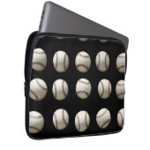 Baseball-Muster Laptopschutzhülle (Vorne Rechts)