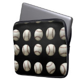 Baseball-Muster Laptopschutzhülle (Vorderseite Links)