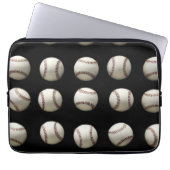 Baseball-Muster Laptopschutzhülle (Vorderseite)