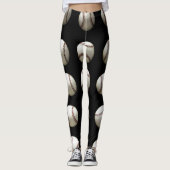 Baseball-Muster Leggings (Vorderseite)