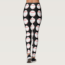 Baseball-Muster - Leggings von Frauen