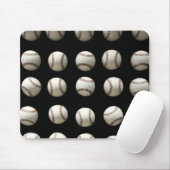 Baseball-Muster Mousepad (Mit Mouse)