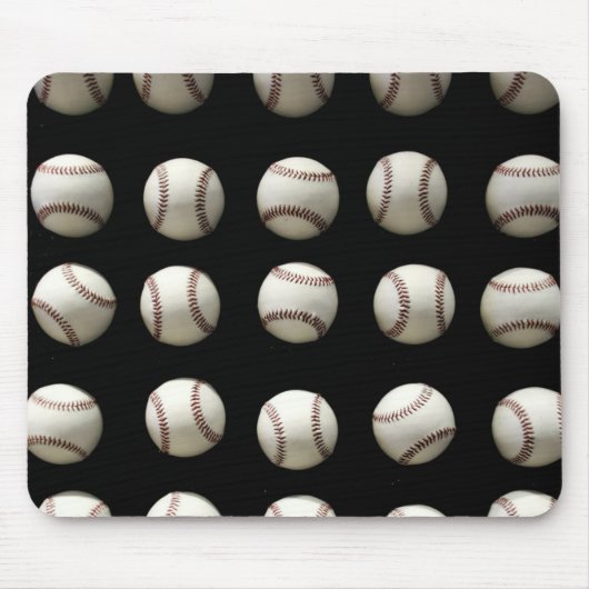 Baseball-Muster Mousepad (Vorne)
