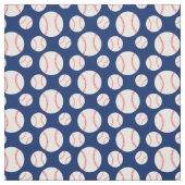 Baseball-Muster Navy Blue Background Stoff (Muster)