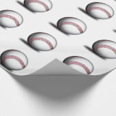 Baseball-Muster-Packpapier Geschenkpapier (Ecke)