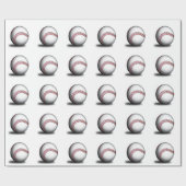 Baseball-Muster-Packpapier Geschenkpapier (Flach)