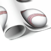 Baseball-Muster-Packpapier Geschenkpapier (Rolleneckpunkt)