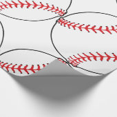 Baseball-Muster-Packpapier Geschenkpapier (Ecke)