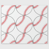 Baseball-Muster-Packpapier Geschenkpapier (Flach)