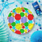 Baseball-Muster Pappteller (Party)