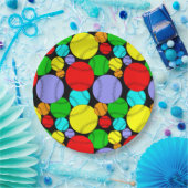 Baseball-Muster Pappteller (Party)