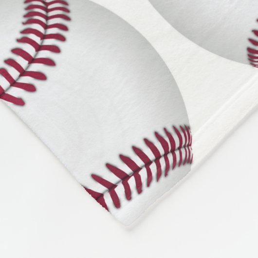 Baseball-Muster-personalisierte Fleece-Decke Fleecedecke (Ecke)