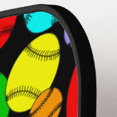 Baseball-Muster Pickleball Schläger (Linke Seite)