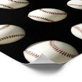 Baseball-Muster Poster (Ecke)